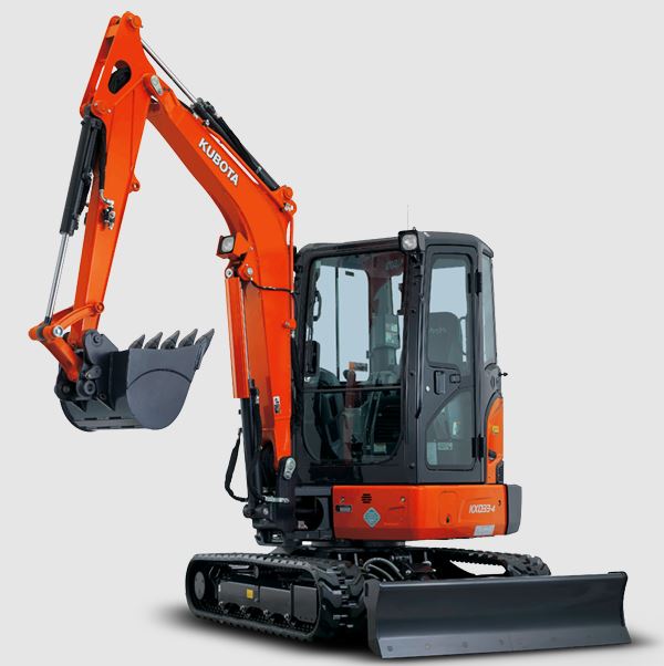 Kubota Kx 033 – 4  Specs, Price, Review, Attachments, Overview, Weight, lifting capacity