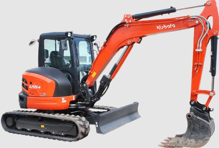 Kubota U55 4 Excavator Specs, Price, Review, Attachments, Overview, Weight, lifting capacity, oil capacity, Bucket size, & Photos