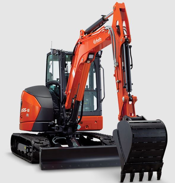 Kubota U55 5 Excavator Specs, Price, Review, Attachments, Overview, Weight, lifting capacity, oil capacity, Bucket size, & Photos